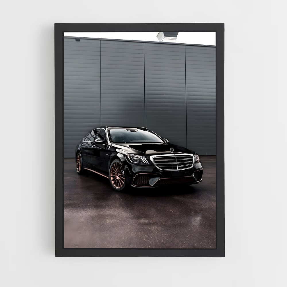 Poster élégant S amg – affiche Mercedes (vue 2)